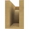 Ekena Millwork 4in. W x 6in. H x 12in. L Pescadero Woodgrain TimberThane Rafter Tail, Primed Tan RFTUR04X06X12PECRCPR - alternate 5